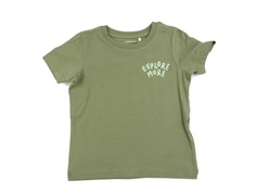 Name It oil green explore t-shirt